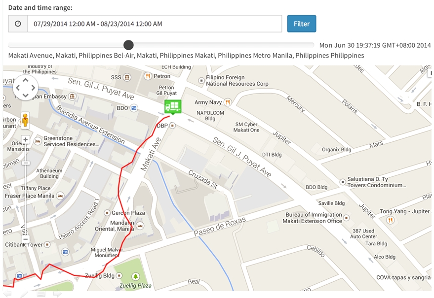 Monitoring Route History